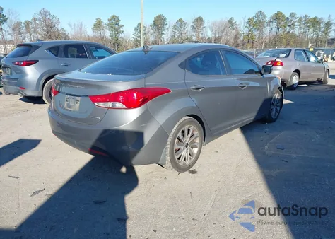 2013 Hyundai Elantra Gls from USA, damaged, VIN 5NPDH4AEXDH304442